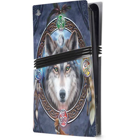 Wolf Symbols by Brigid Ashwood PS5 Pro Console Skin
