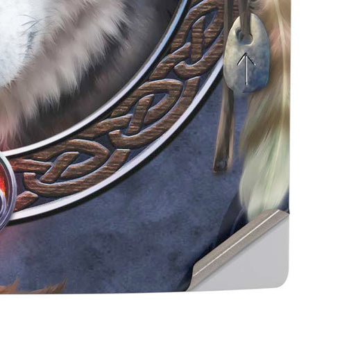 Wolf Symbols by Brigid Ashwood PS5 Pro Disk Console Skin