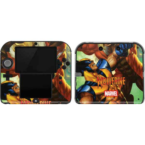 Marvel X-Men Wolverine Vs Sabretooth Nintendo 2DS Skin