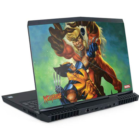 Marvel X-Men Wolverine Vs Sabretooth Dell Alienware Skin
