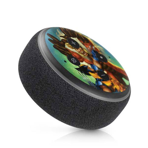 Marvel X-Men Wolverine Vs Sabretooth Amazon Echo Dot Skin