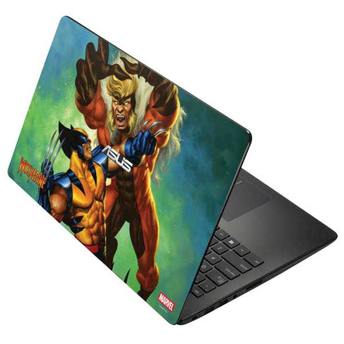Marvel X-Men Wolverine Vs Sabretooth Asus X502CA 15.6 Skin