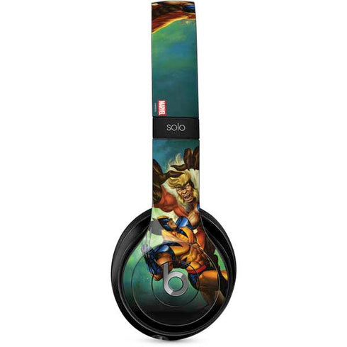 Marvel X-Men Wolverine Vs Sabretooth Beats Solo 2 Wired Skin