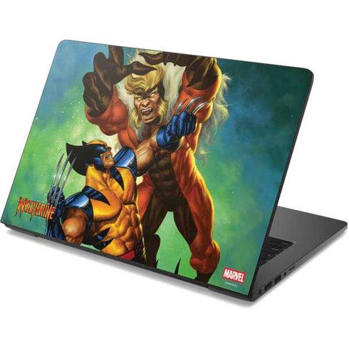 Marvel X-Men Wolverine Vs Sabretooth Dell Chromebook Skin