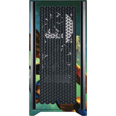 Marvel X-Men Wolverine Vs Sabretooth Corsair 4000D Tempered Glass Mid-Tower ATX Case Skin