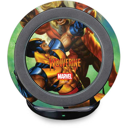 Marvel X-Men Wolverine Vs Sabretooth Fast Charge Wireless Charging Stand Skin
