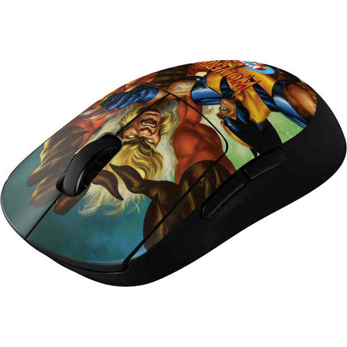 Marvel X-Men Wolverine Vs Sabretooth G Pro Wireless Gaming Mouse Skin