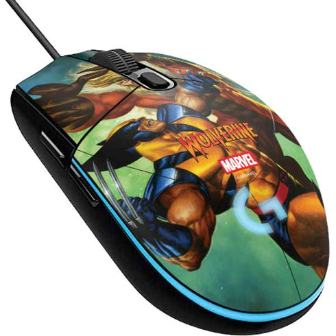 Marvel X-Men Wolverine Vs Sabretooth G203 Prodigy RGB Wired Gaming Mouse Skin