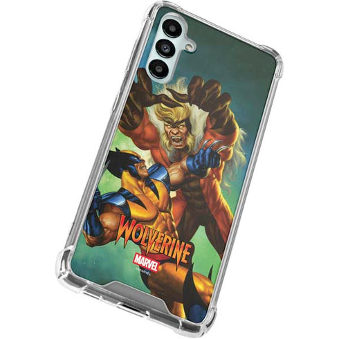 Marvel X-Men Wolverine Vs Sabretooth Gabb Phone 4 Clear Case