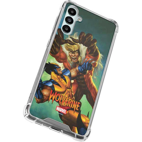 Marvel X-Men Wolverine Vs Sabretooth Galaxy A15 5G Clear Case