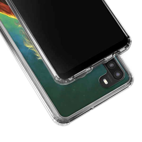Marvel X-Men Wolverine Vs Sabretooth Galaxy A21 Clear Case
