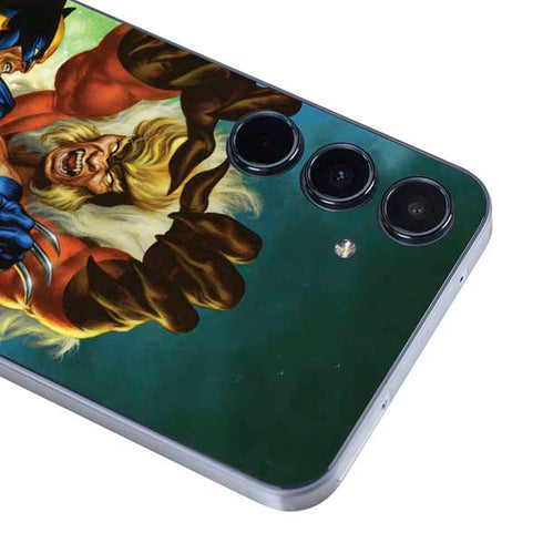 Marvel X-Men Wolverine Vs Sabretooth Galaxy A35 5G Skin