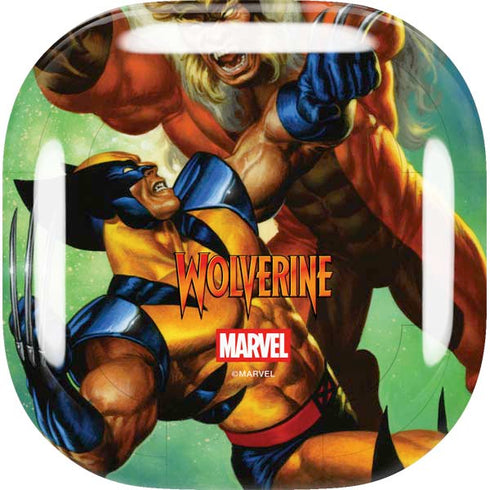 Marvel X-Men Wolverine Vs Sabretooth Galaxy Buds Live Skin