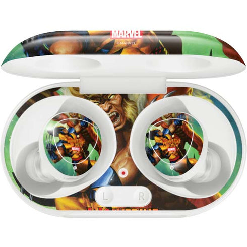 Marvel X-Men Wolverine Vs Sabretooth Galaxy Buds Plus Skin
