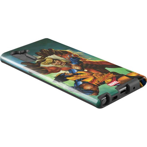 Marvel X-Men Wolverine Vs Sabretooth Galaxy Note 10 Pro Case