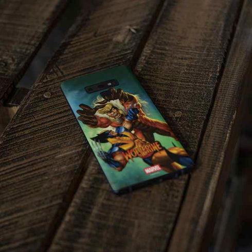 Marvel X-Men Wolverine Vs Sabretooth Galaxy Note 9 Skin