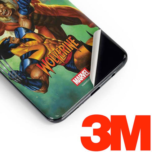 Marvel X-Men Wolverine Vs Sabretooth Galaxy S10 Plus Skin