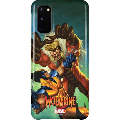 Marvel X-Men Wolverine Vs Sabretooth Galaxy S20 Lite Case