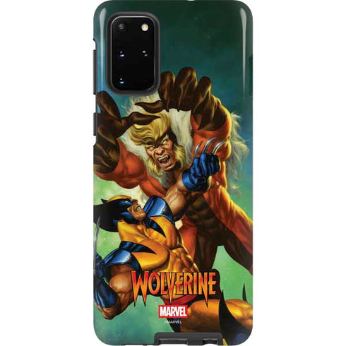 Marvel X-Men Wolverine Vs Sabretooth Galaxy S20 Plus Pro Case