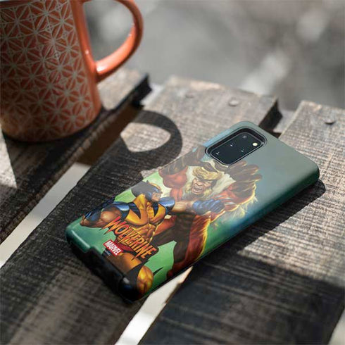 Marvel X-Men Wolverine Vs Sabretooth Galaxy S20 Plus Pro Case