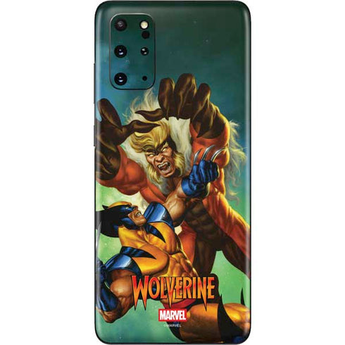 Marvel X-Men Wolverine Vs Sabretooth Galaxy S20 Plus Skin
