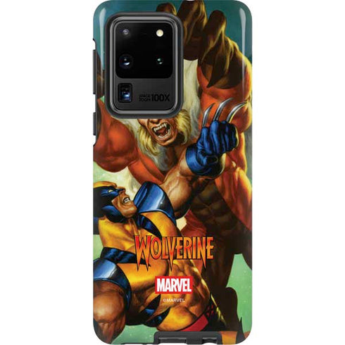 Marvel X-Men Wolverine Vs Sabretooth Galaxy S20 Ultra 5G Pro Case