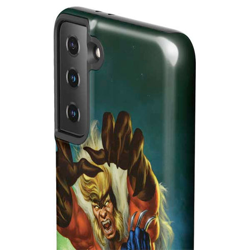 Marvel X-Men Wolverine Vs Sabretooth Galaxy S21 FE Pro Case