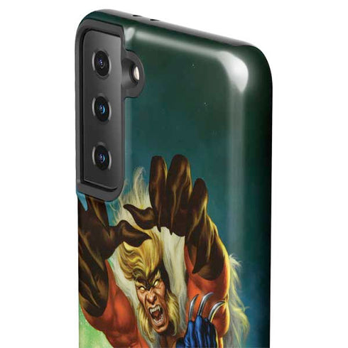 Marvel X-Men Wolverine Vs Sabretooth Galaxy S21 Plus 5G Pro Case