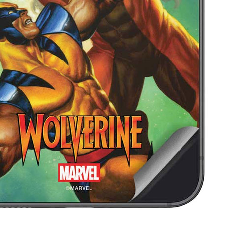 Marvel X-Men Wolverine Vs Sabretooth Galaxy S23 FE Skin