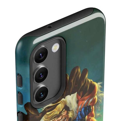 Marvel X-Men Wolverine Vs Sabretooth Galaxy S23 Plus Pro Case