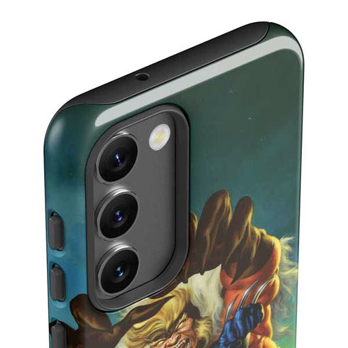 Marvel X-Men Wolverine Vs Sabretooth Galaxy S23 Pro Case