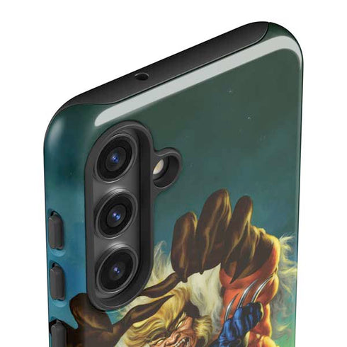 Marvel X-Men Wolverine Vs Sabretooth Galaxy S25 Plus Impact Case