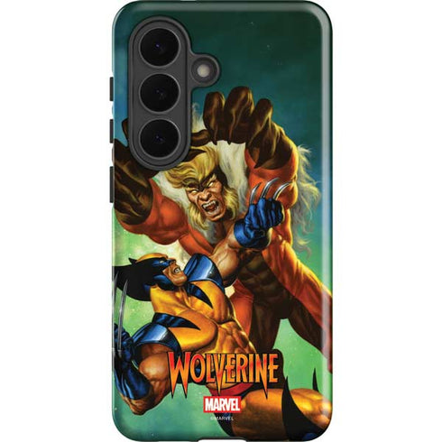 Marvel X-Men Wolverine Vs Sabretooth Galaxy S26 Impact Case