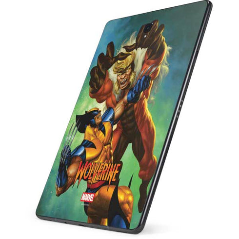 Marvel X-Men Wolverine Vs Sabretooth Samsung Galaxy Tab Skin