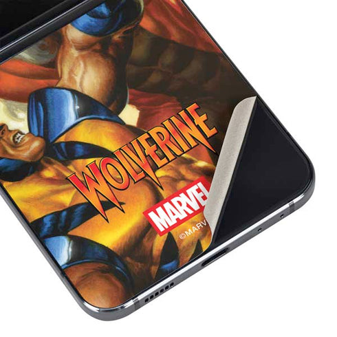Marvel X-Men Wolverine Vs Sabretooth Galaxy Z Flip5 5G Skin