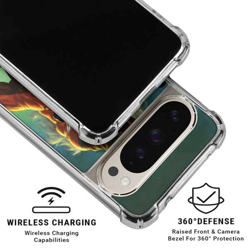 Marvel X-Men Wolverine Vs Sabretooth Google Pixel 9 Pro XL Clear Case