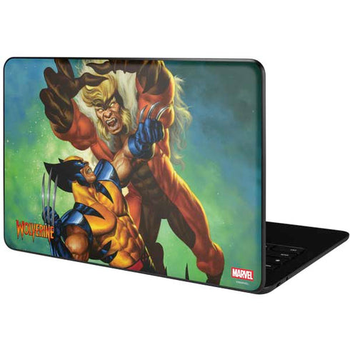 Marvel X-Men Wolverine Vs Sabretooth Google Pixelbook Go Skin