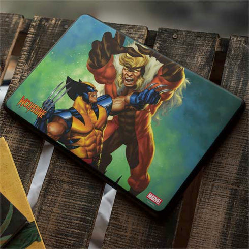 Marvel X-Men Wolverine Vs Sabretooth Google Pixelbook Go Skin