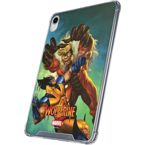 Marvel X-Men Wolverine Vs Sabretooth iPad 11th Gen (2025) Clear Case