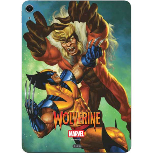Marvel X-Men Wolverine Vs Sabretooth Apple iPad Air Skin