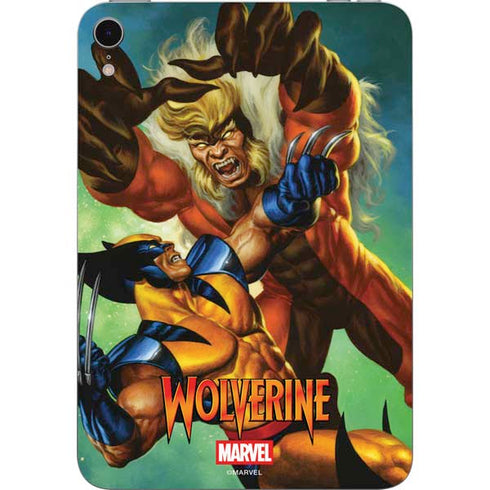 Marvel X-Men Wolverine Vs Sabretooth Apple iPad Mini Skin