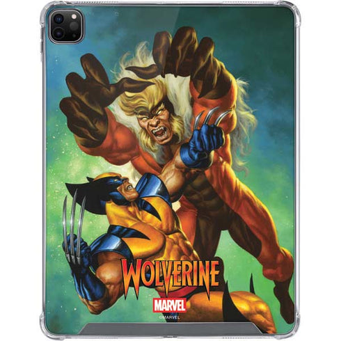Marvel X-Men Wolverine Vs Sabretooth iPad Cases