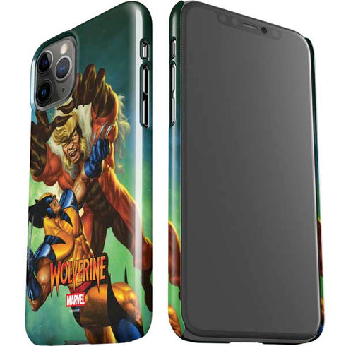 Marvel X-Men Wolverine Vs Sabretooth iPhone 11 Pro Lite Case