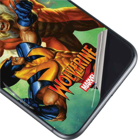 Marvel X-Men Wolverine Vs Sabretooth iPhone 11 Skin