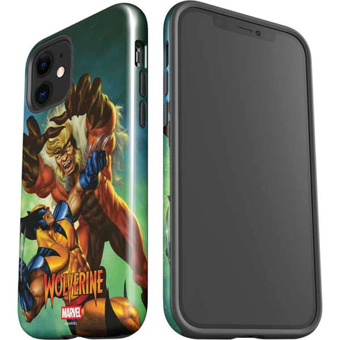 Marvel X-Men Wolverine Vs Sabretooth iPhone 12 Impact Case