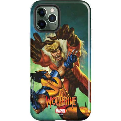 Marvel X-Men Wolverine Vs Sabretooth iPhone 12 Pro Max Impact Case