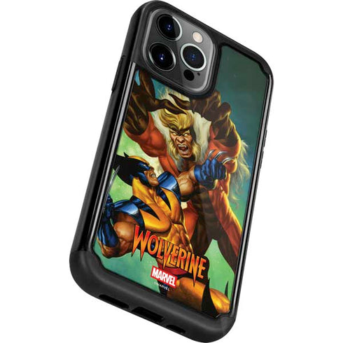 Marvel X-Men Wolverine Vs Sabretooth iPhone 13 Pro Cargo Case
