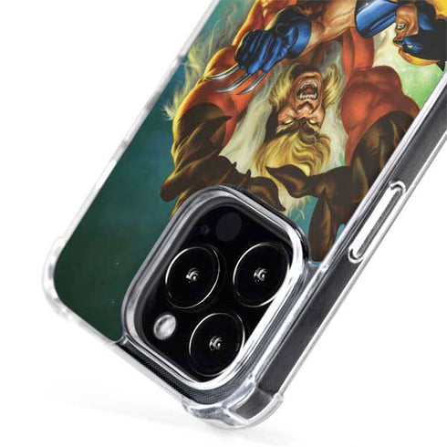 Marvel X-Men Wolverine Vs Sabretooth iPhone 13 Pro Max MagSafe Case