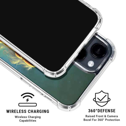 Marvel X-Men Wolverine Vs Sabretooth iPhone 14 Plus Clear Case