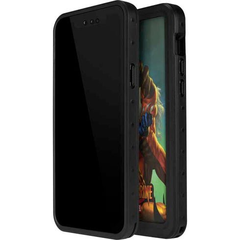 Marvel X-Men Wolverine Vs Sabretooth iPhone 15 Plus Waterproof Case